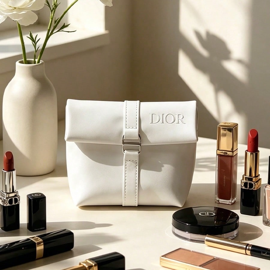Luxury Skincare Samples - Dior's Bag Witte cosmetische tas Luxe