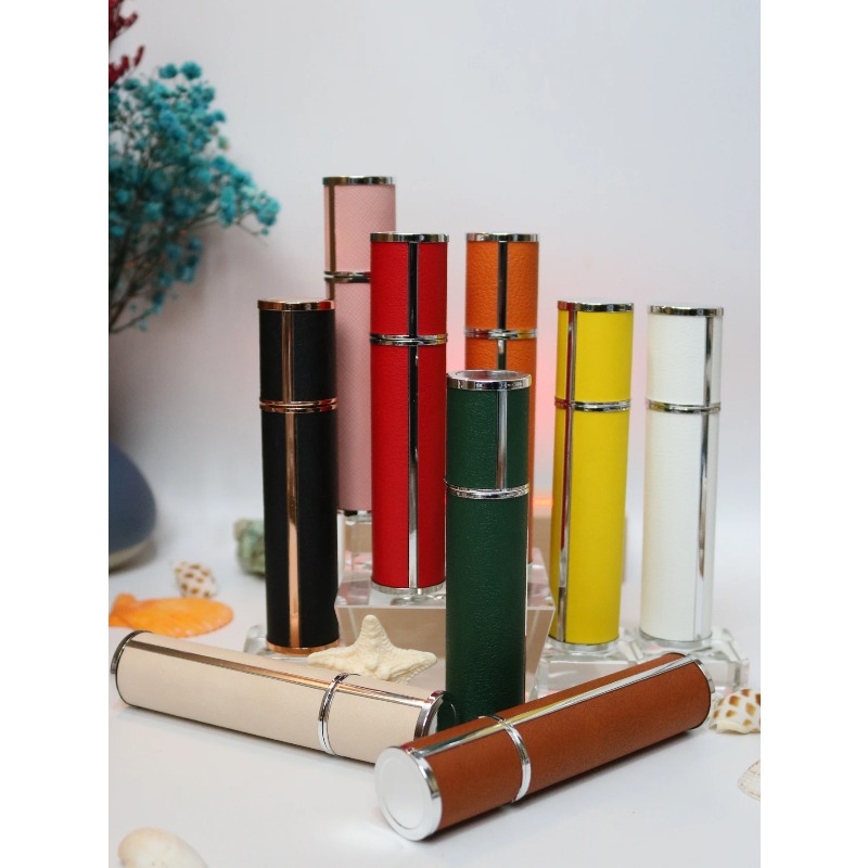 Luxe lederen omhulde 10ml glaz - Luxury Skincare Samples recensie en prijs