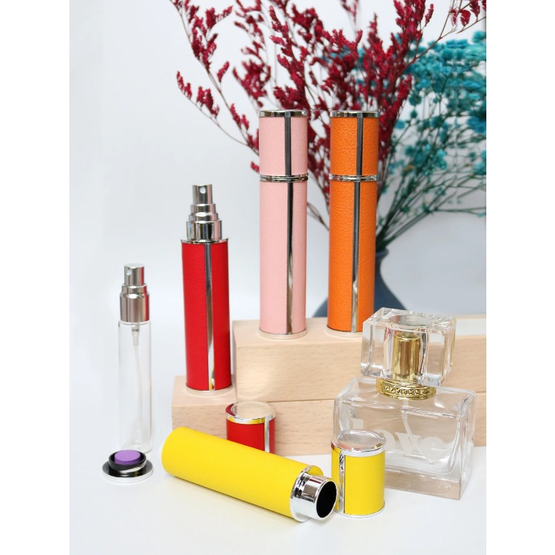 Luxe lederen omhulde 10ml glaz - Luxury Skincare Samples recensie en prijs