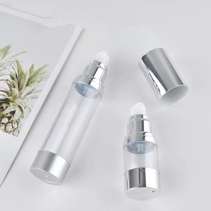 Helder/Mat Zilver Vacuümfles P - Luxury Skincare Samples recensie en prijs